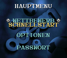Lothar Matthaus Super Soccer (Germany) Title Screen